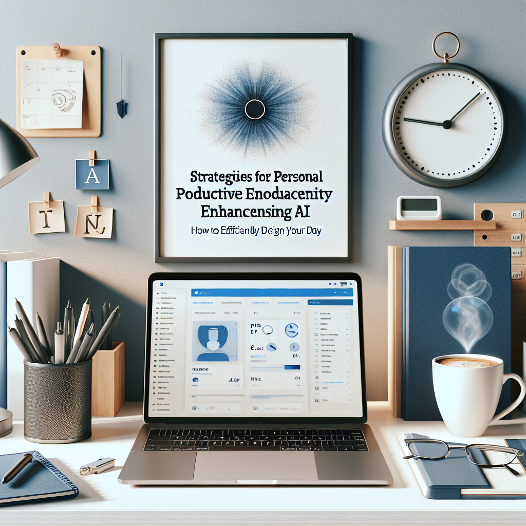 “AI를 활용한 개인 생산성 향상 전략: 하루를 효율적으로 설계하는 방법”