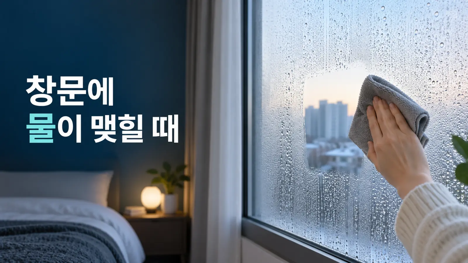 창문에 물이 맺힐 때, 결로·누수 구분과 환기·습도 점검법